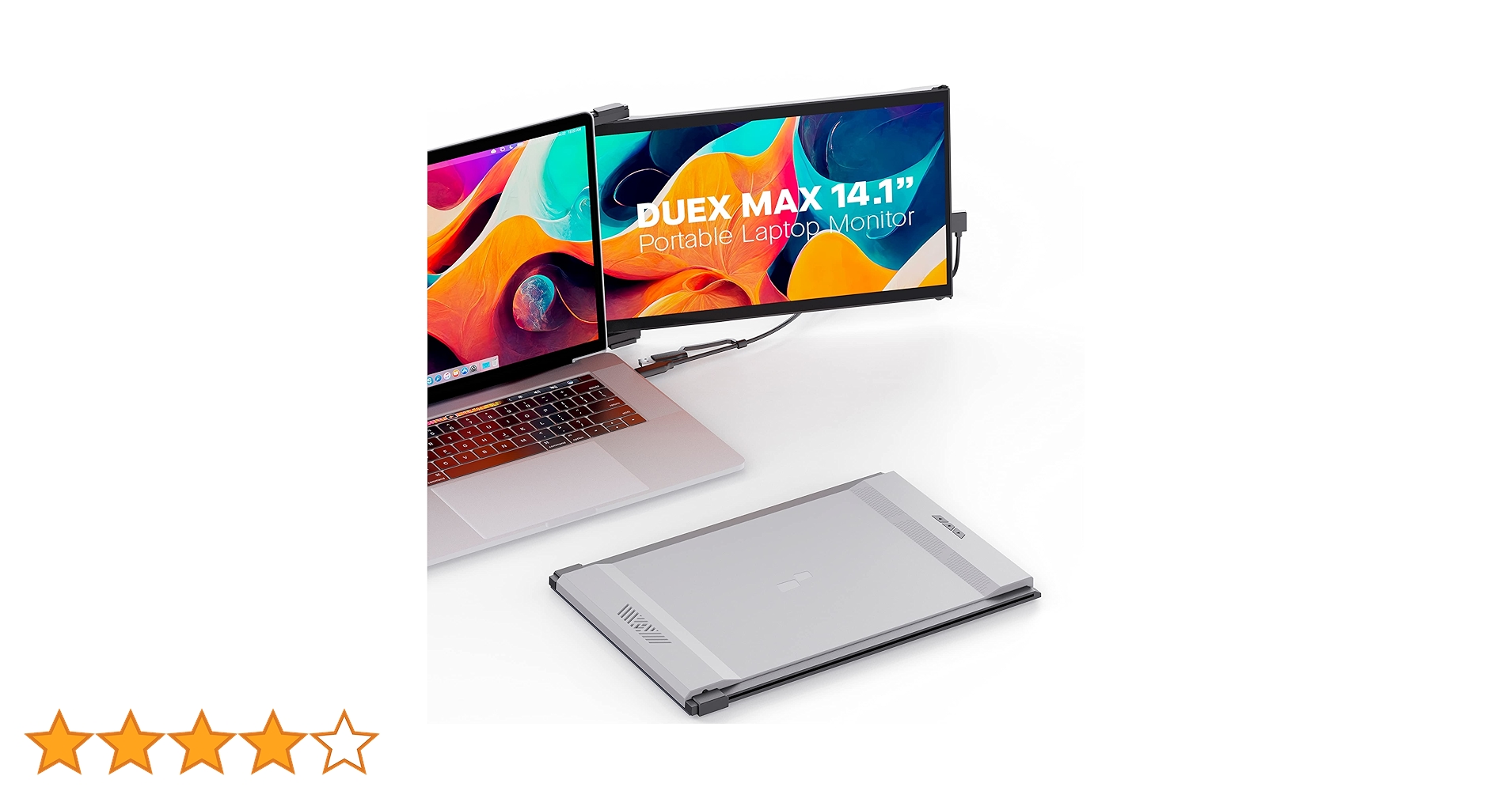 Duex Max デュアルモバイルモニター ディスプレイ | 14.1インチ Mobile Pixels Duex Max Portable Monitor, The On-The-Go Dual